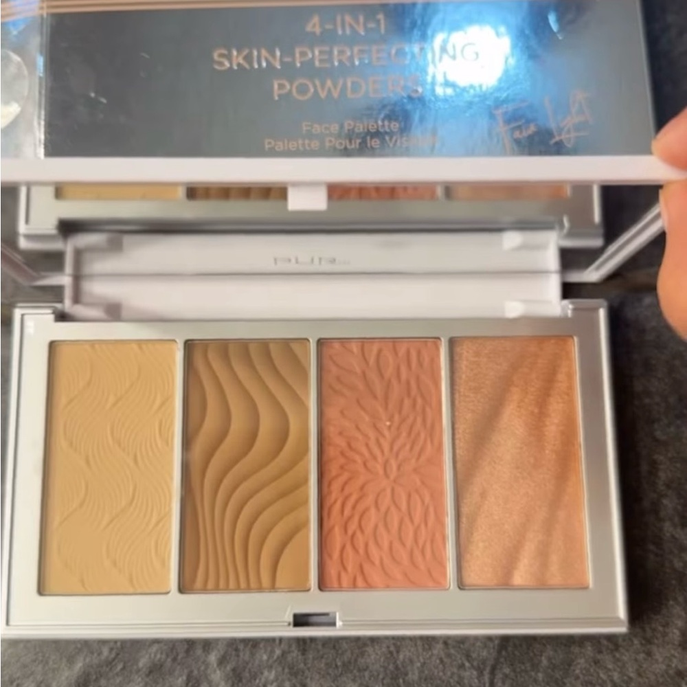 Cream and Tan Blush Palette for a Radiant Glow